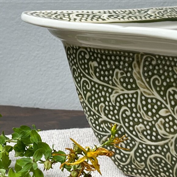 10.25" Bakeware Caserole Dish Presentable Ovenware Temp-Tations by Tara - Picture 6 of 16